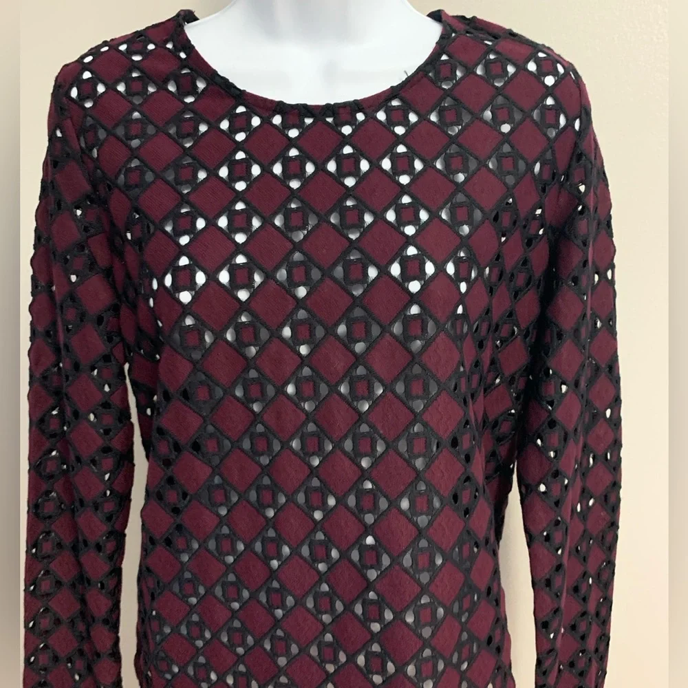 Banana Republic Lace Cutout Blouse
